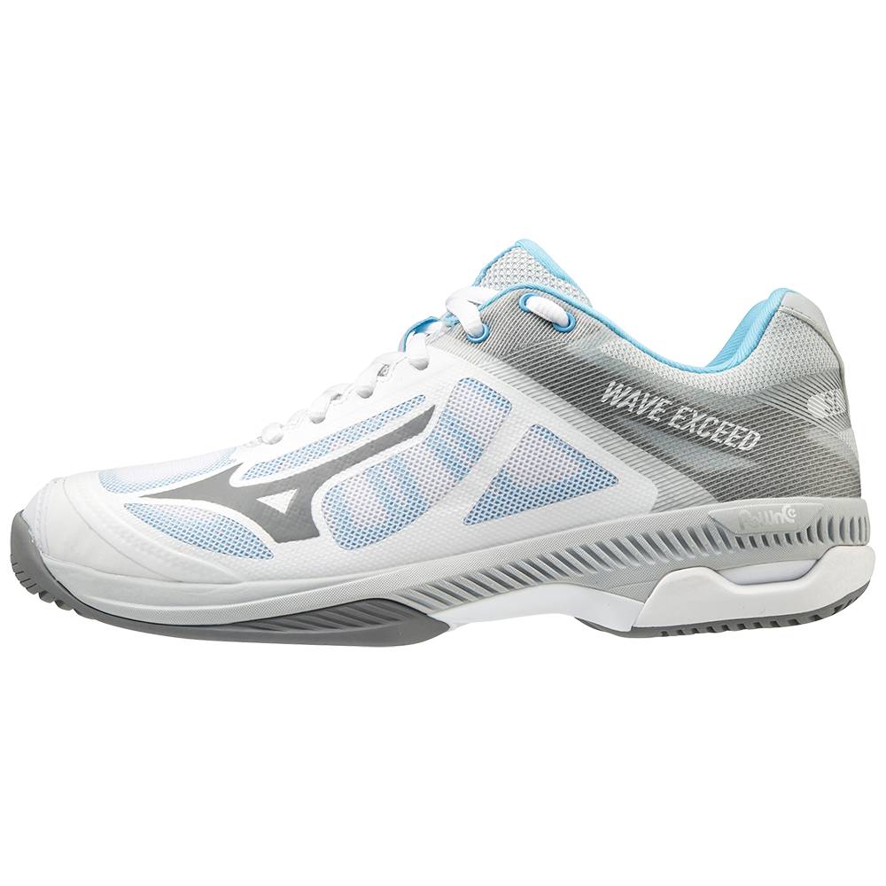 Zapatillas Running Mizuno Wave Exceed SL AC Mujer Blancas/Gris Baratas DYAK-08972